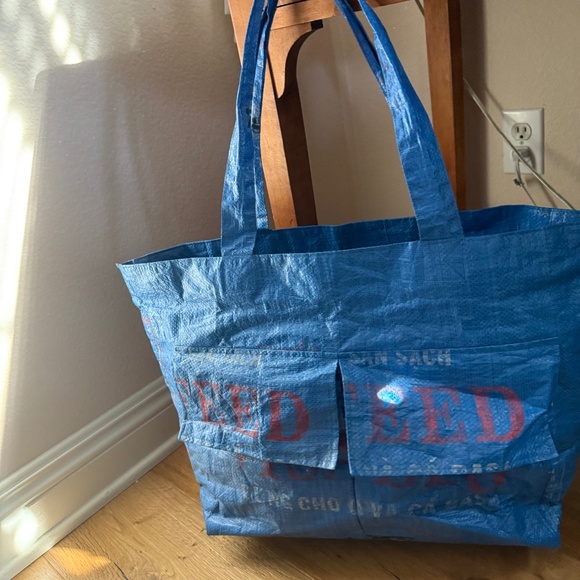 Vintage Gecko Traders Recycled Rice Massive Tote Bag - Picture 1 of 7